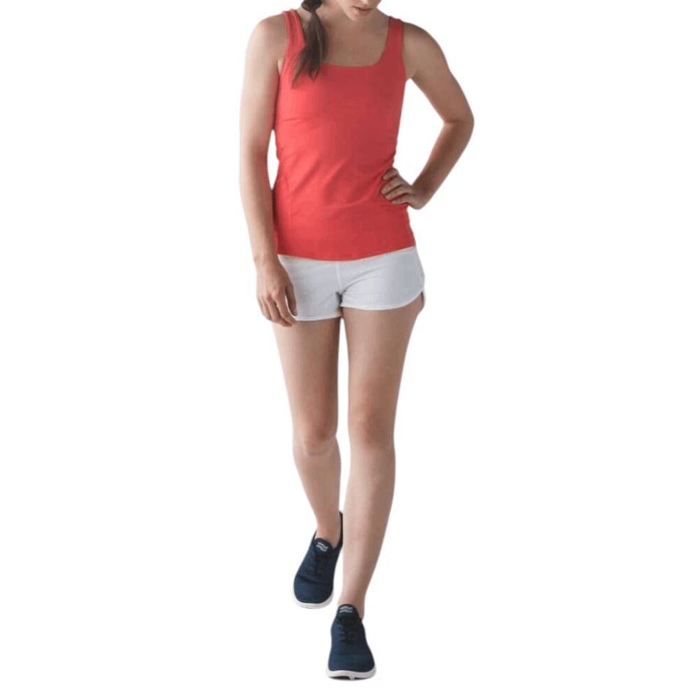 LULULEMON ATHLETICA Rise And Flow Tank In Cod Red Size 4 - Picture 3 of 5
